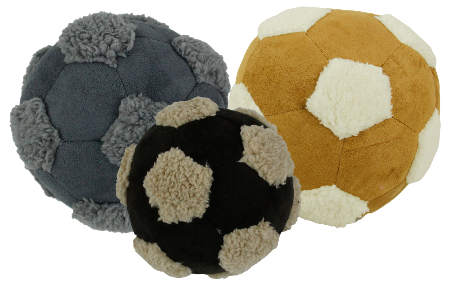 AFP Lambswool Kuschelfußball L – Weiches Faux Fleece Mit Quietscher