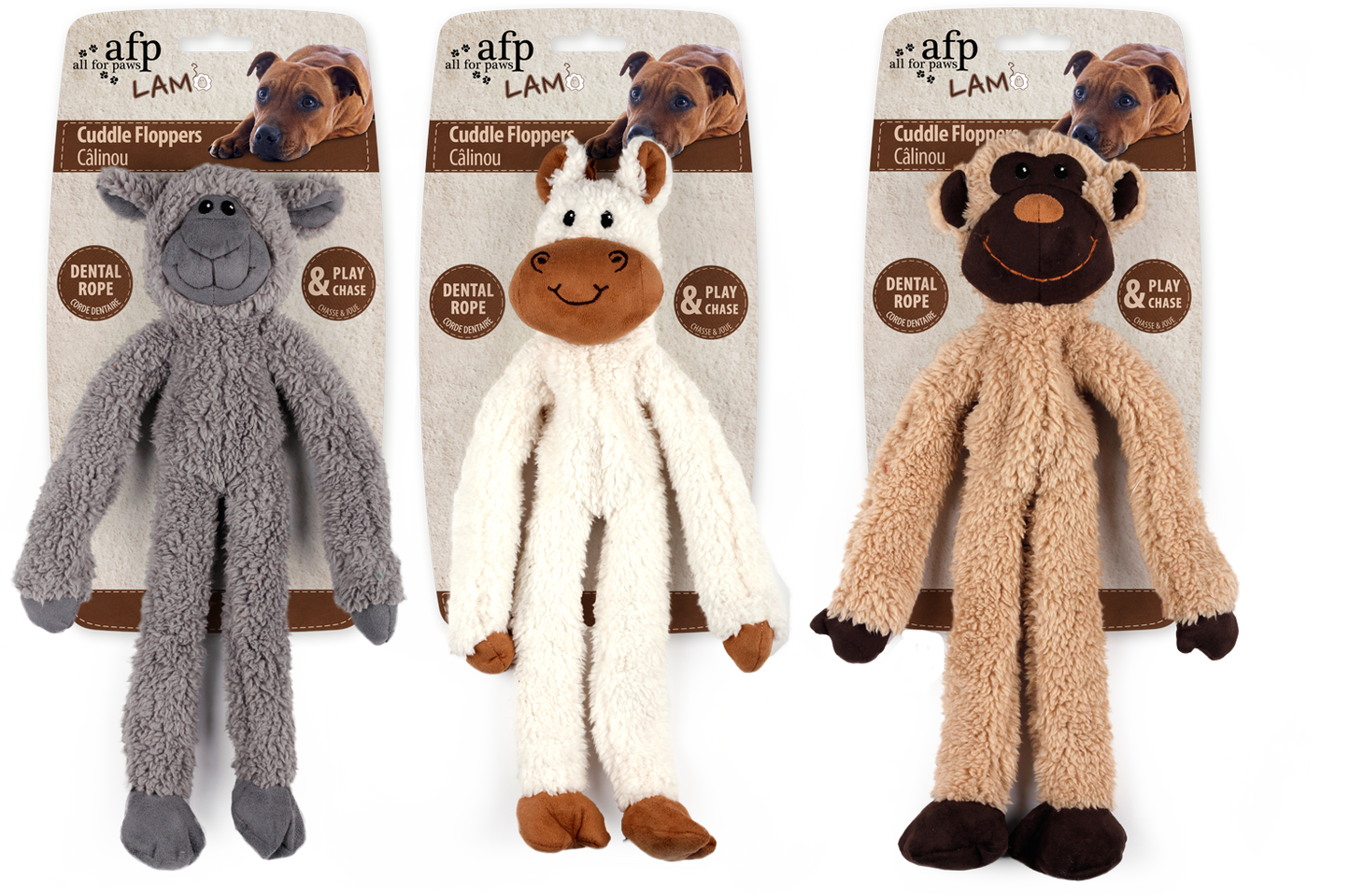 AFP Lambswool Cuddle Floppers – Weiches Faux Fleece Mit Quietscher