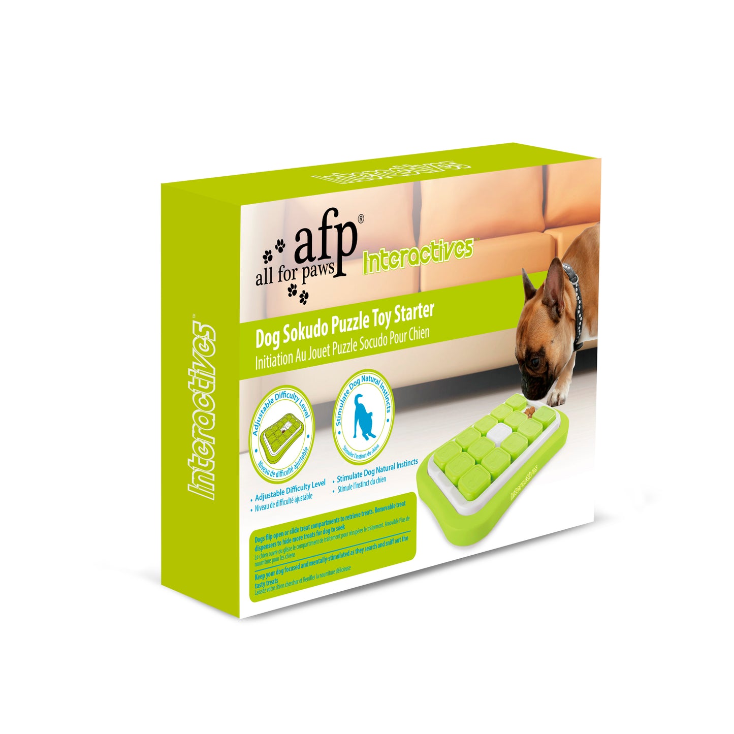 AFP Interactives Hundespielzeug Sokudo Puzzle Starter – Fördert Natürliche Instinkte