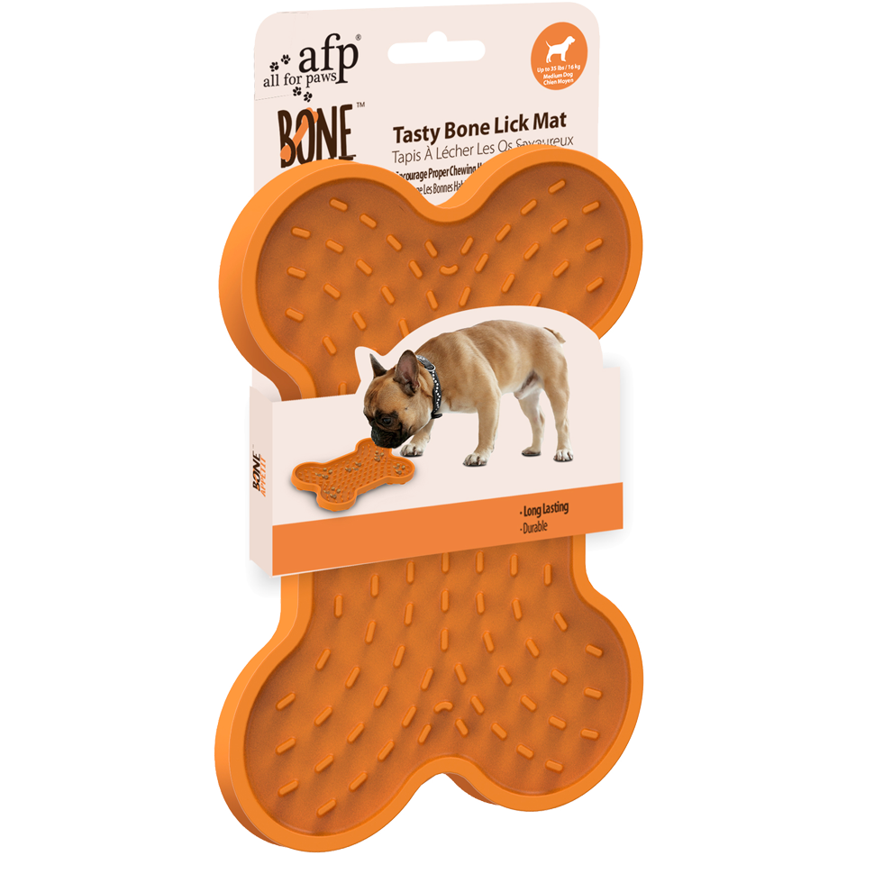 AFP Bone Appetit Tasty Bone Lick Mat S – Fördert Langsame Fütterung
