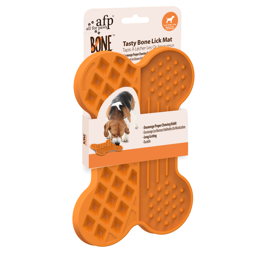 AFP Bone Appetit Tasty Bone Lick Mat L – Interaktive Fütterung für Hunde