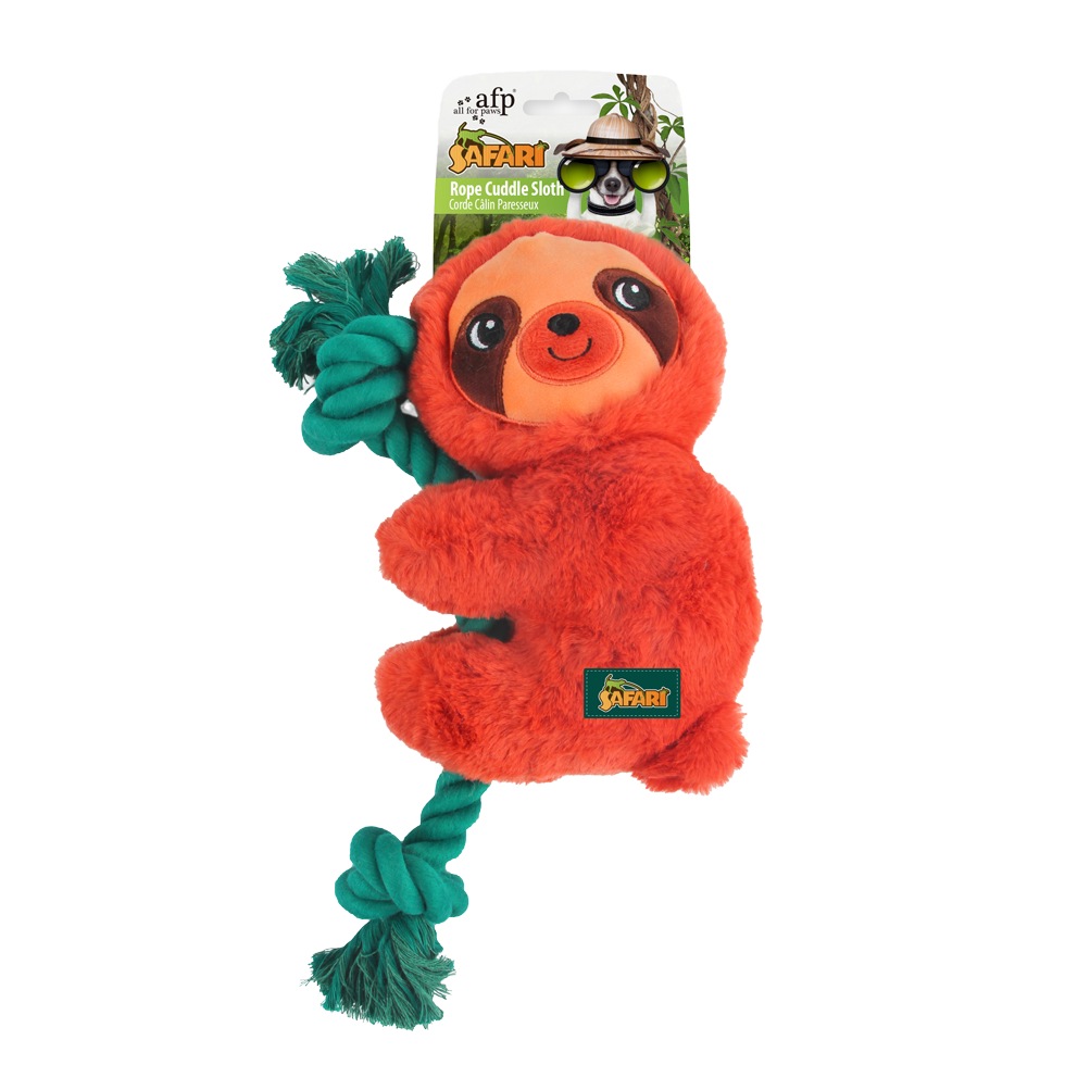 AFP Safari Rope Cuddle Faultier – Sanftes Material mit Zahnseil
