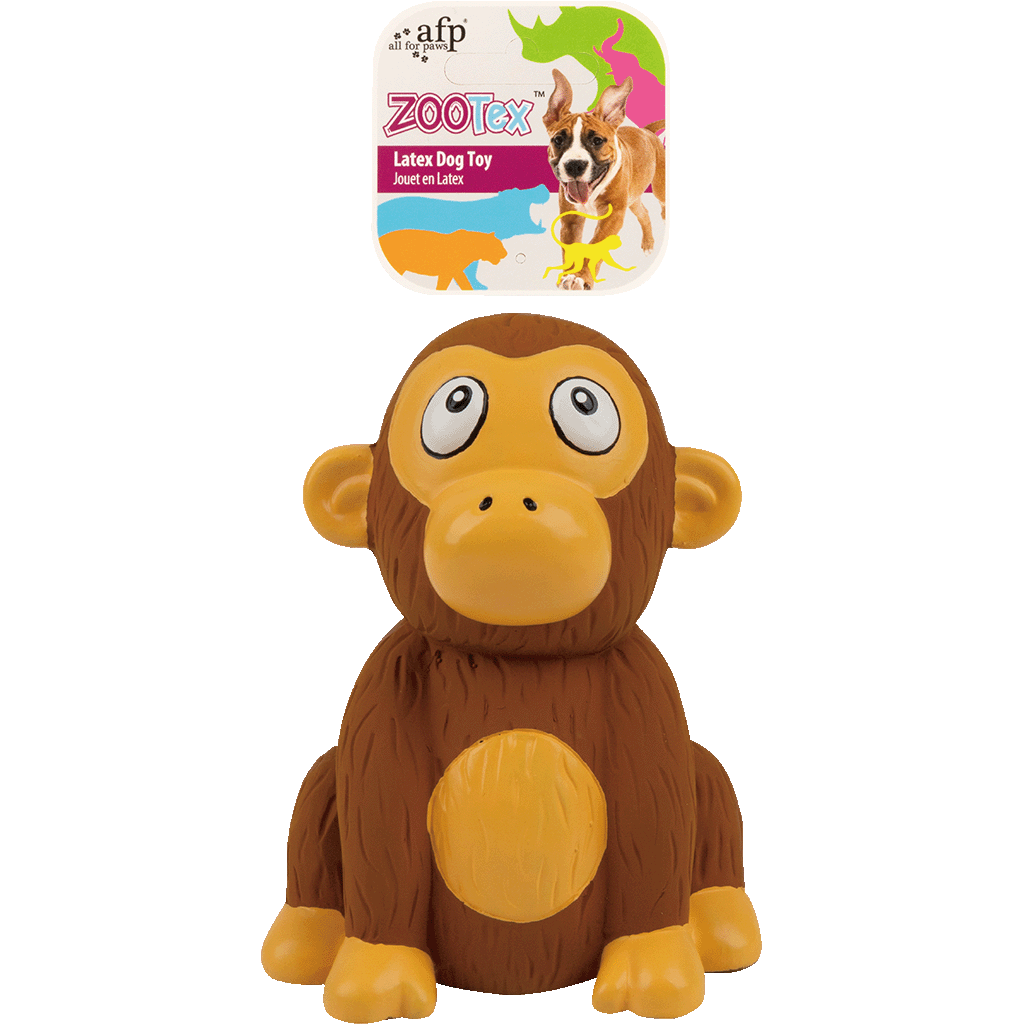 AFP ZooTex Chistopher Chimp – Robustes Spielzeug Mit Quietscher