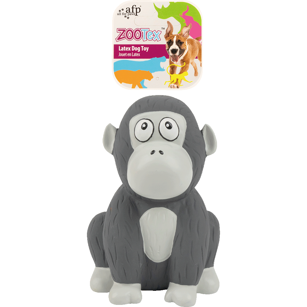 AFP ZooTex Gorilla Jack – Robustes Und Langlebiges Hundespielzeug Mit Quietscher
