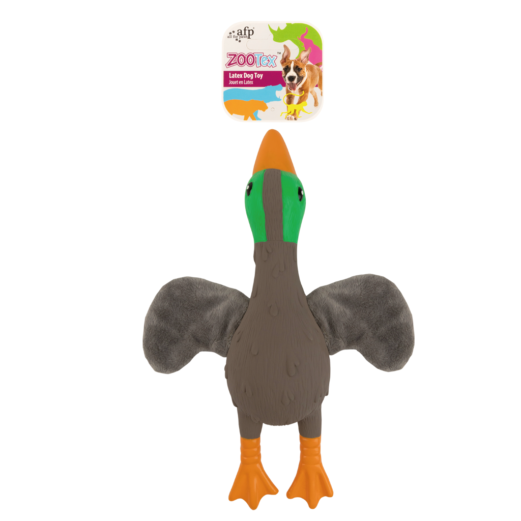 AFP Soft Wing Ente Braun – Robustes Latex mit Quietsche und Knistern