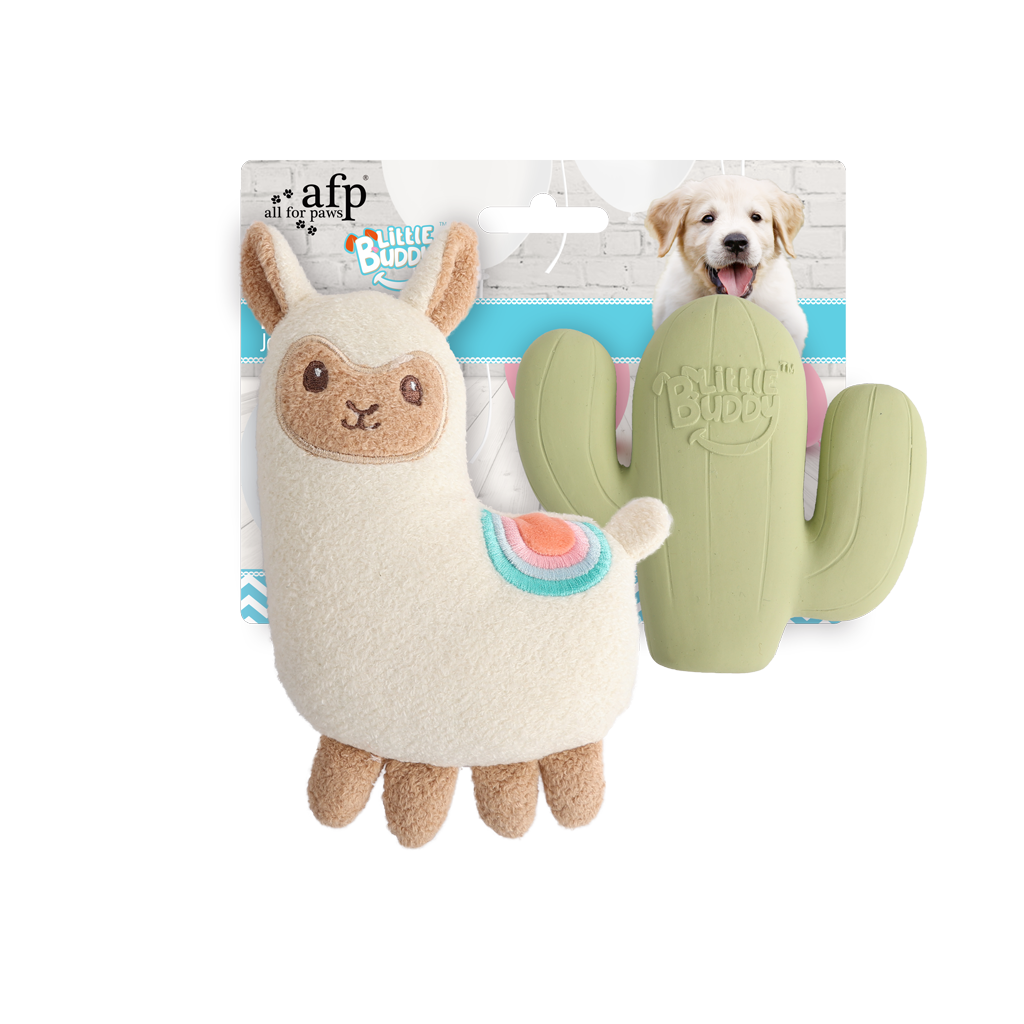 AFP Little Buddy 2-Pack Spielzeug Fiesta – Weiche Kuscheltiere mit Quietscher