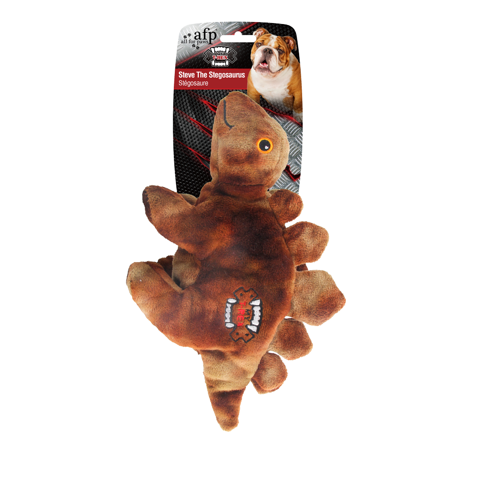 AFP My T-Rex Steve Der Stegosaurus – Robustes Kuscheltier Mit Quietscher und Knistermaterial