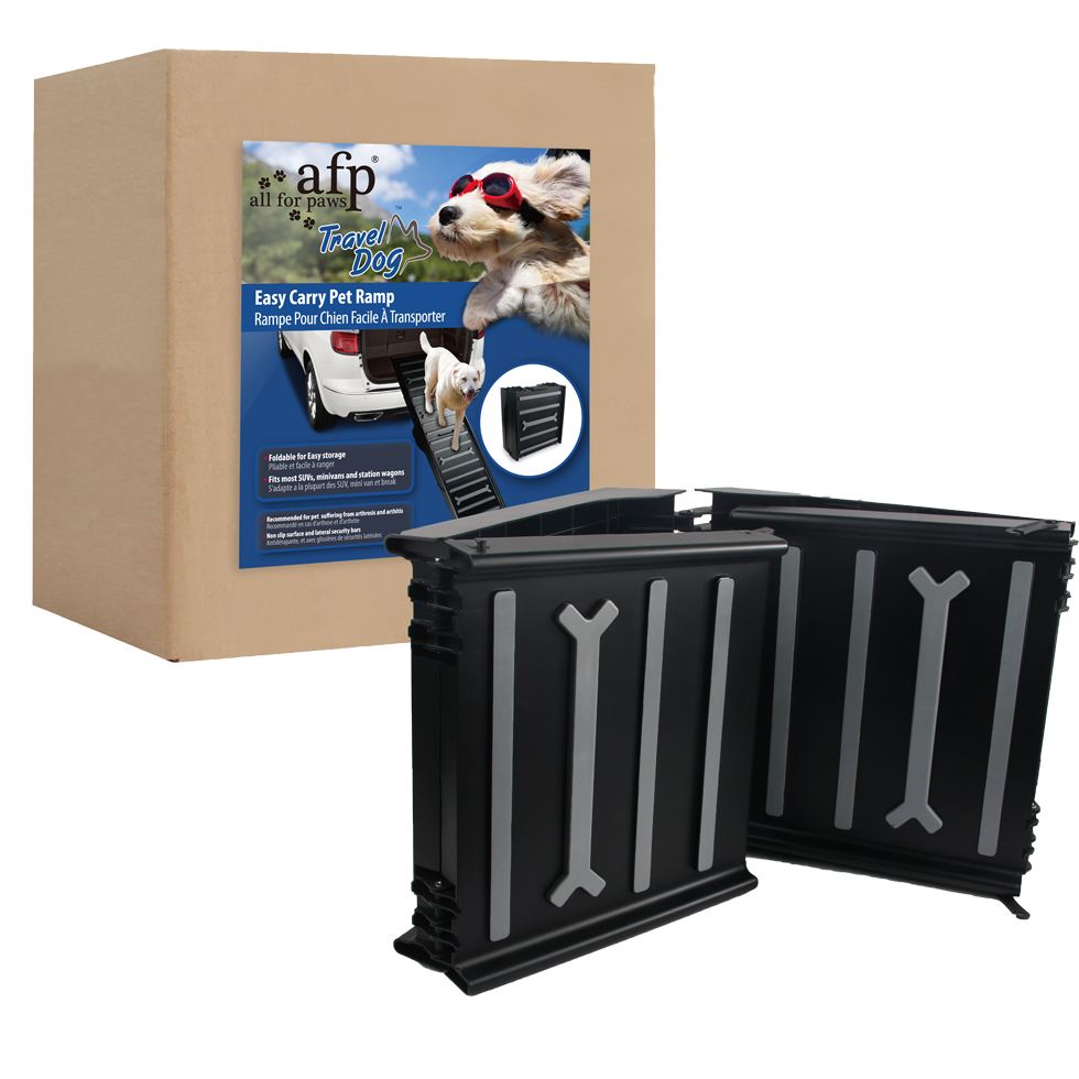 AFP Travel Dog - 4-Faltbare Auto Rampen - Gelenkschonende Haustierhilfe