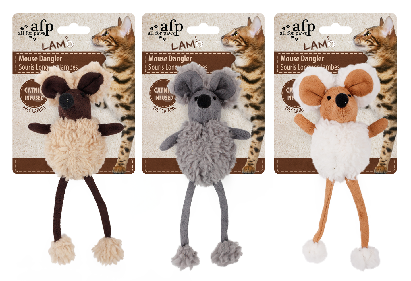 AFP Lambswool Maus Dangler – Weckt Den Jagdinstinkt Ihrer Katze