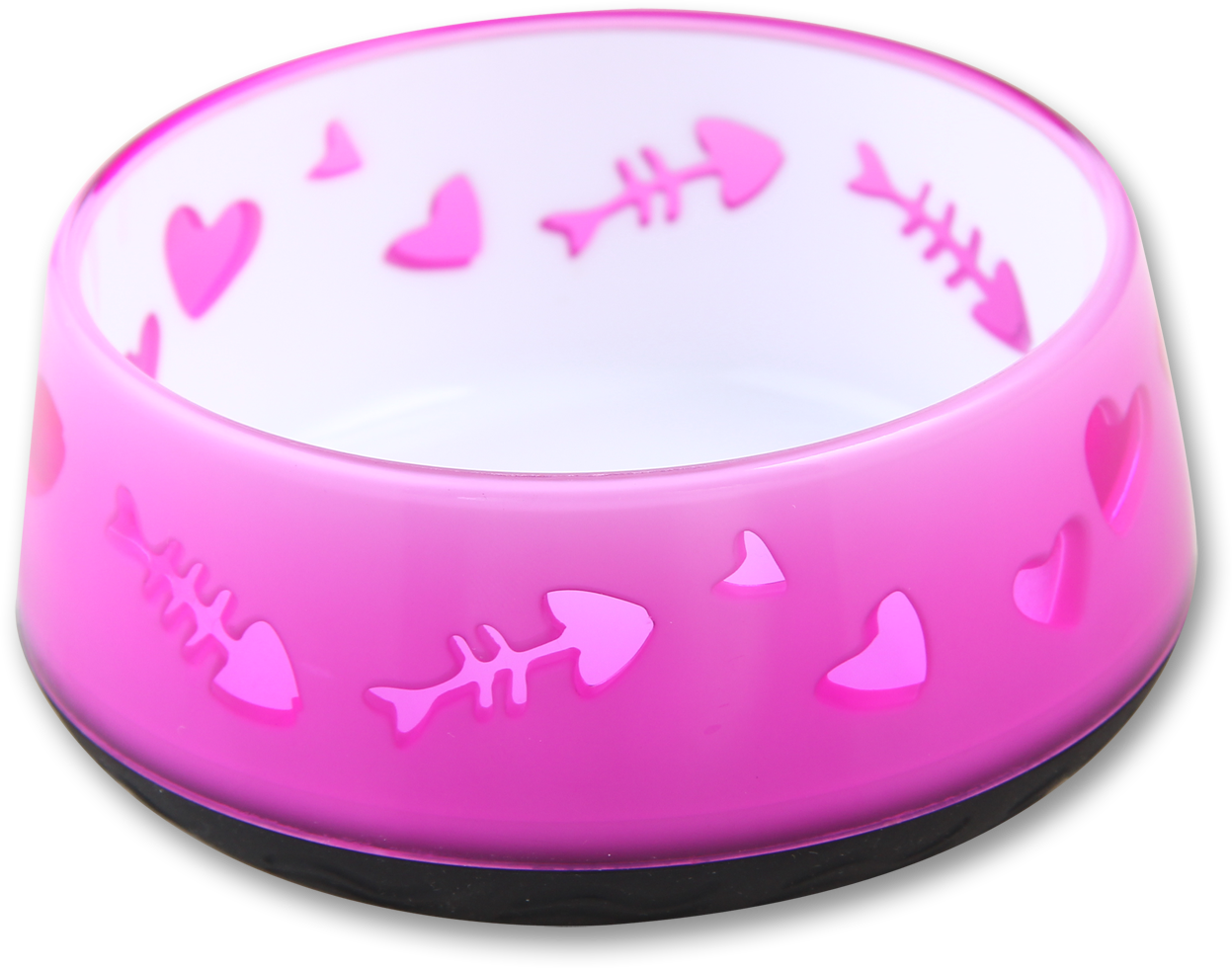 AFP Modern Cat Kitty Love Bowl Rosa – Rutschfester Und Robuster Futternapf