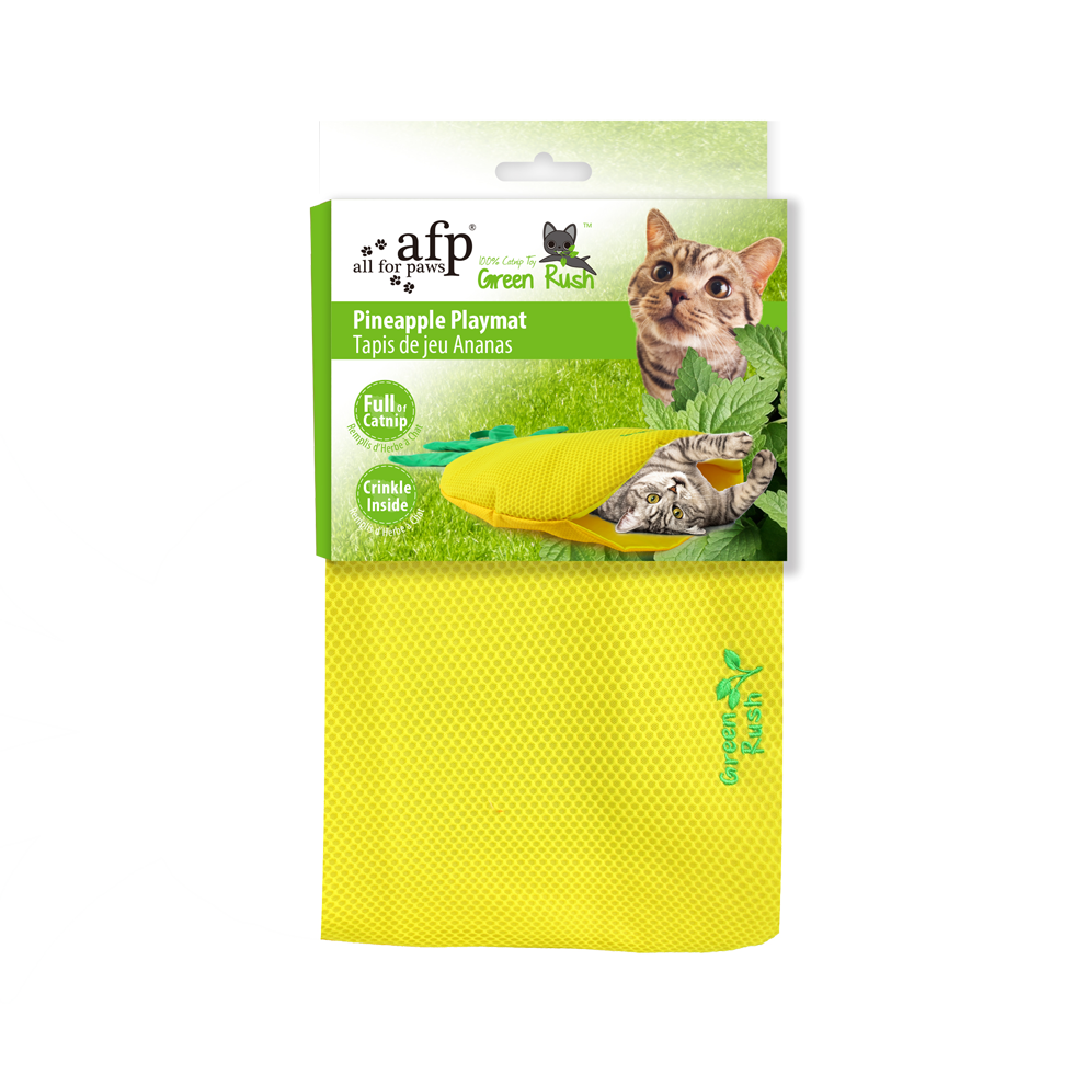AFP Green Rush Spielmatte Ananas – Lustiges Design Für Katzen