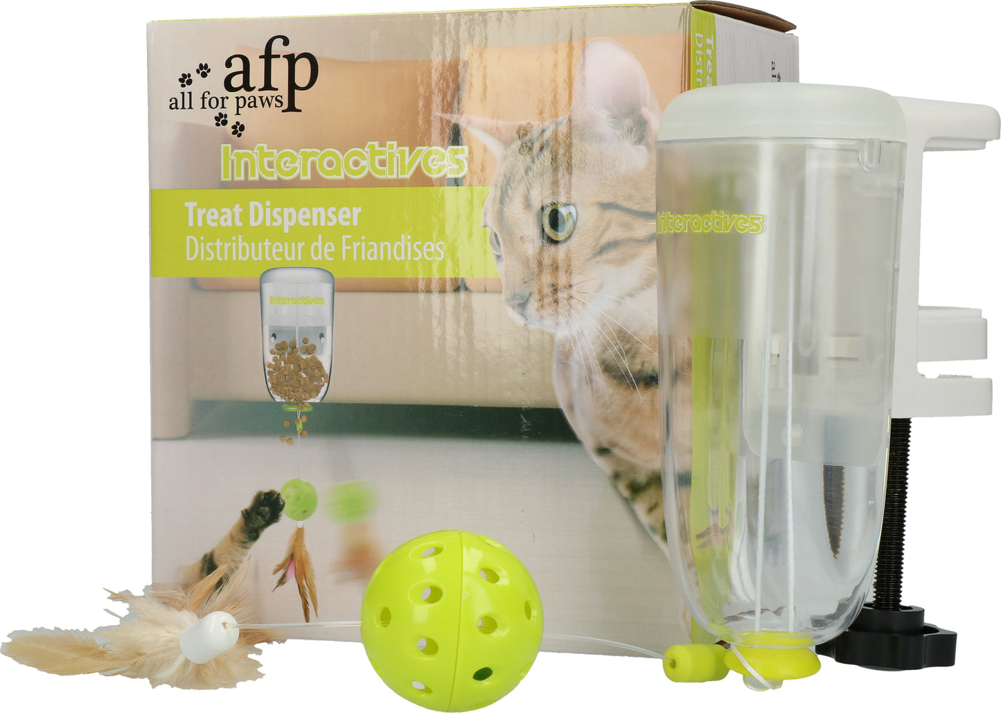 AFP Interactives Treat Dispenser – Herausforderndes Belohnungsspielzeug für Katzen