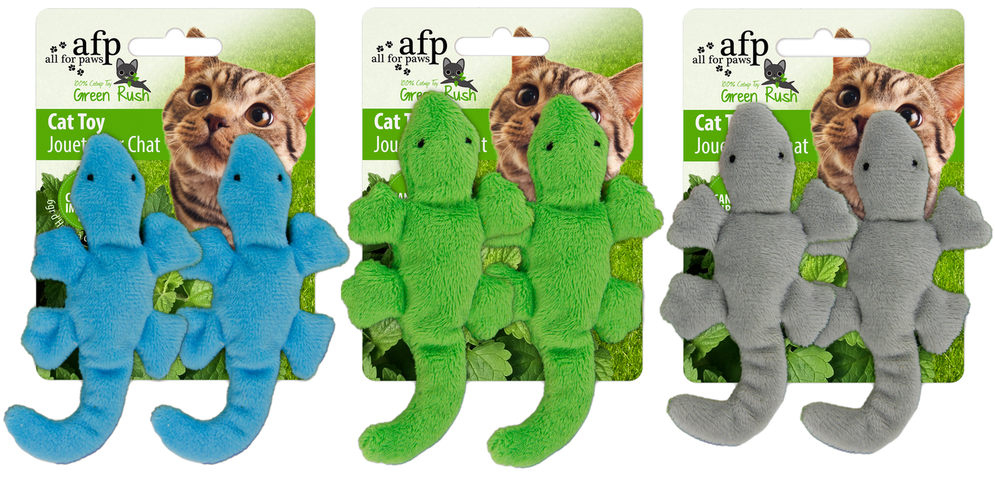 AFP Green Rush - Gecko Spielzeug Mit Kanadischer Katzenminze