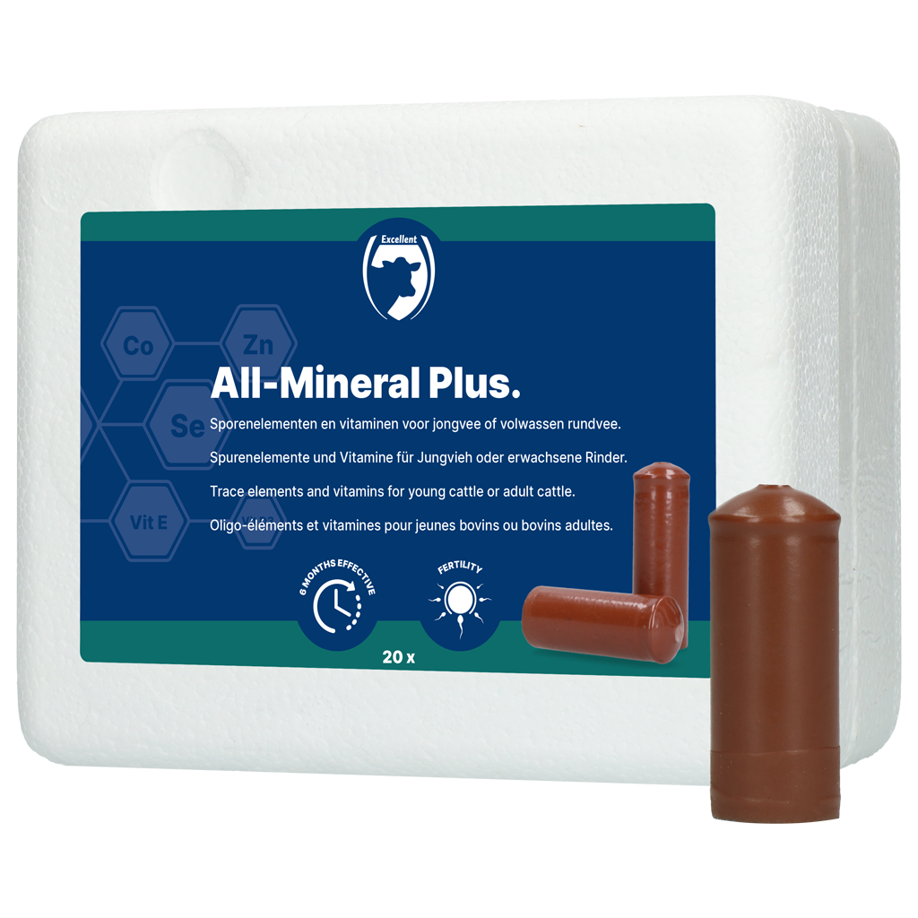 Excellent All-Minerall Plus 20 St. – Effiziente Mineralformel Für Rindvieh