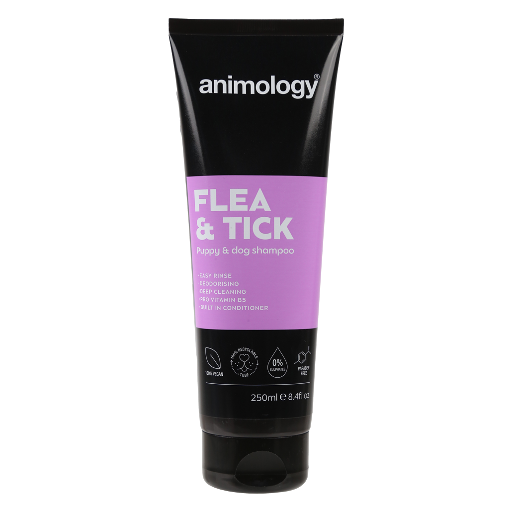 Animology Floh- und Zeckenhundeshampoo 250 ml – Pflegt und Schützt mit Teebaumöl