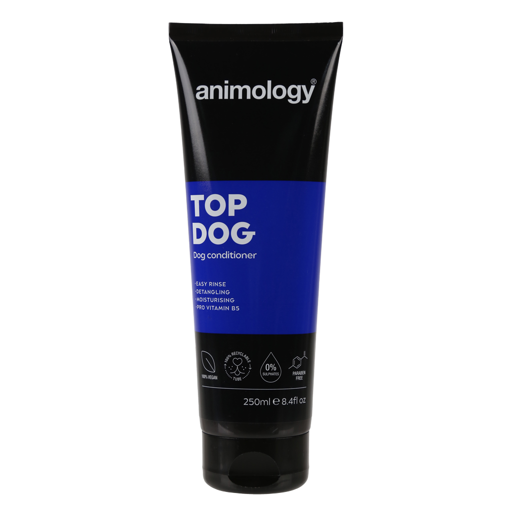 Animology Top Dog Conditioner 250 ml – Entwirrendes und Feuchtigkeitsspendendes Hunde-Fellpflegeprodukt