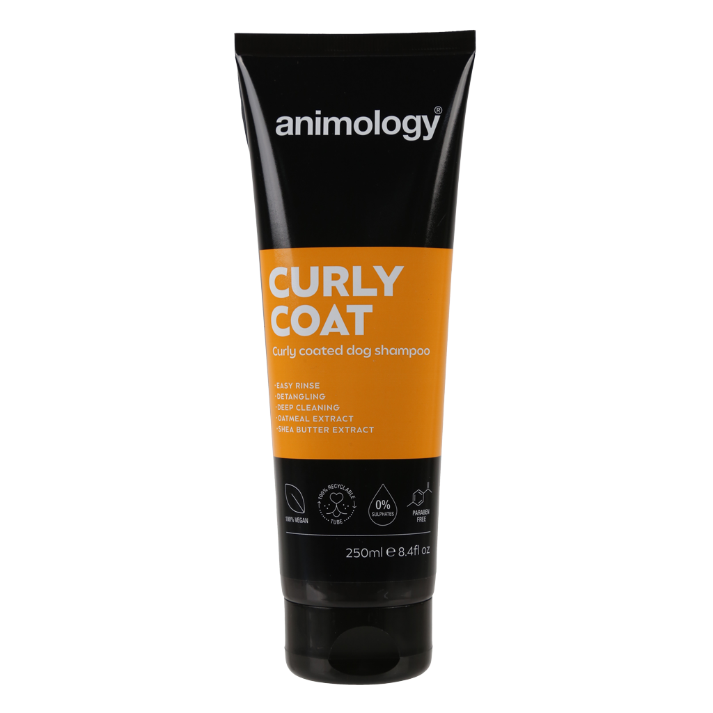 Animology Curly Coat Hundeshampoo 250 ml – Entwirrende Formel Mit Haferflocken Und Sheabutter