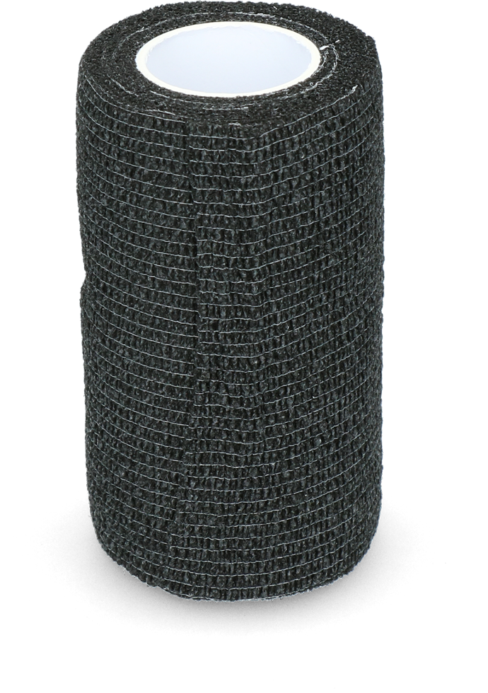 Animal Profi Bandage 10 cm Schwarz – Selbstklebend und Elastisch