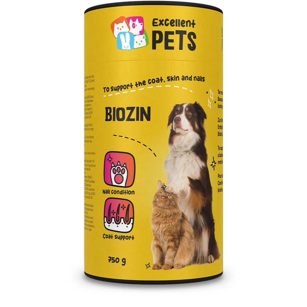 Excellent Pets Biozin 750 g – Unterstützt Fell Haut Und Nägel