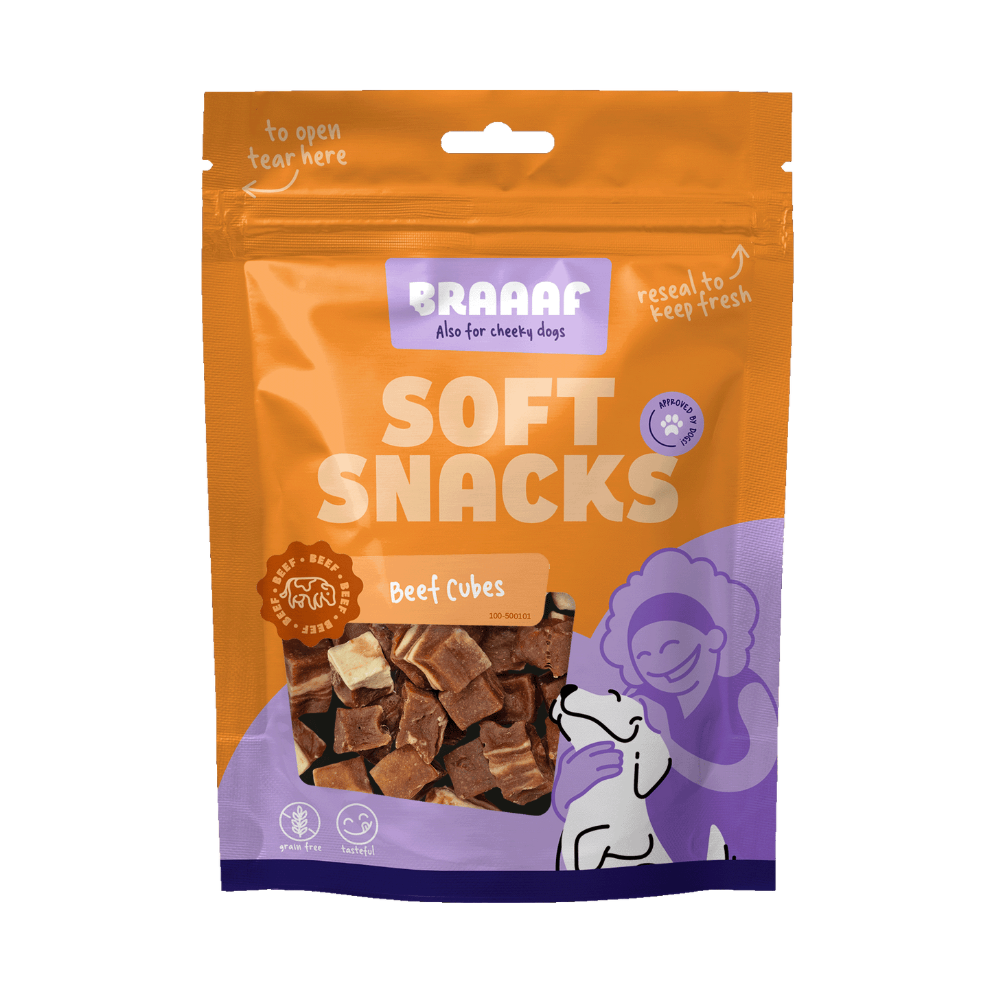 Braaaf Soft Snack Cubes – Getreidefreier Snack Für Empfindliche Hunde