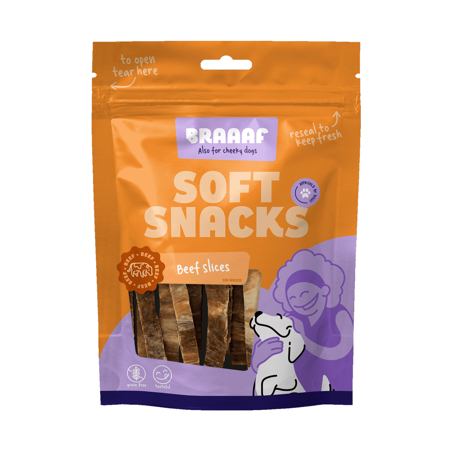 Braaaf Soft Snack Slices – Getreidefrei Für Empfindliche Hunde