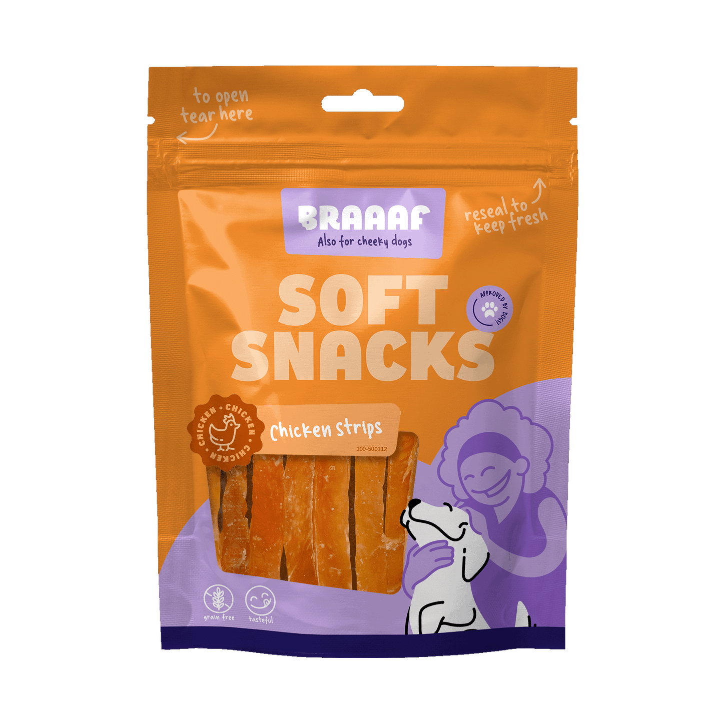 Braaaf Soft Snack Huhnerstreifen – Getreidefrei Für Sensible Hunde