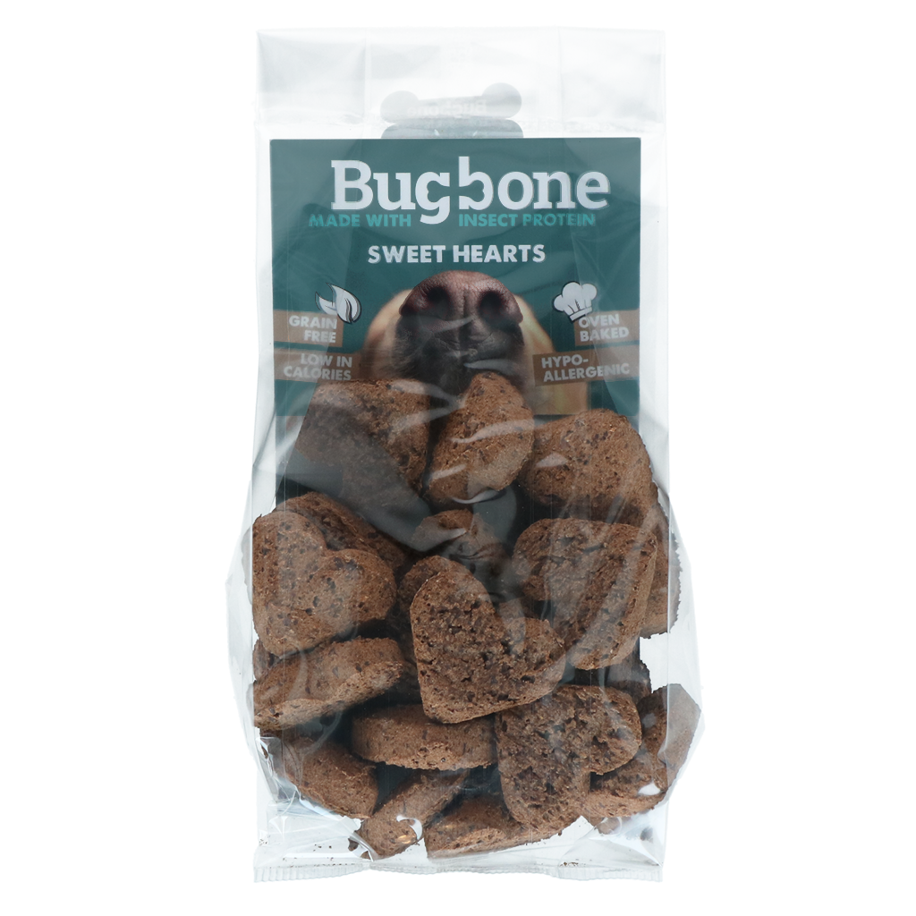 BUGBONE Sweethearts – Hochwertiger Insektenprotein Hundesnack