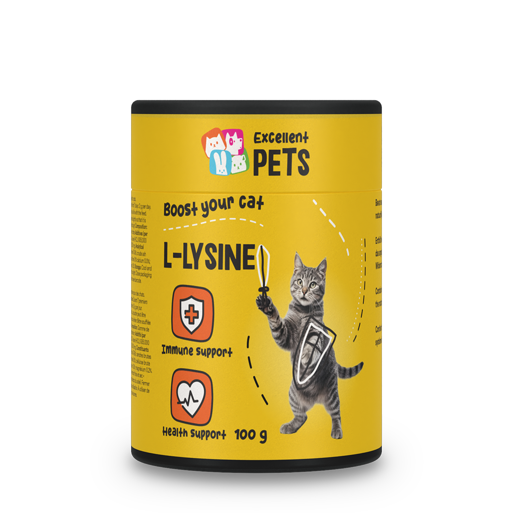 Excellent Pets L-Lysin 100 g – Unterstützt Das Natürliche Immunsystem