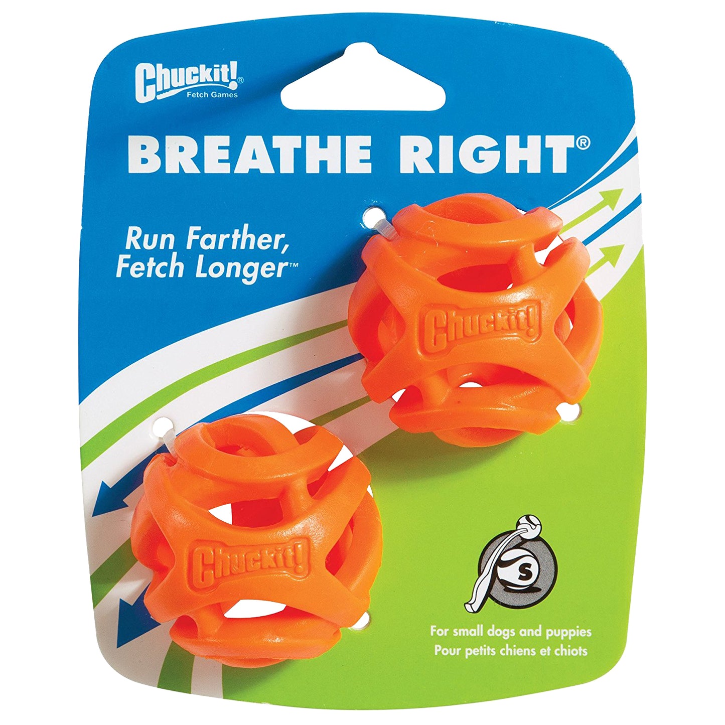 Chuckit Air Fetch Ball S – Fördert Längeres Apportieren Mit Optimaler Luftzirkulation