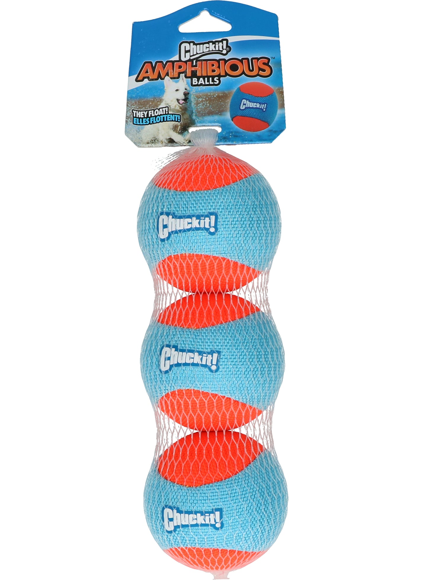 Chuckit! Amphibious Fetch Balls 3-Pack – Leicht Und Wasserdicht