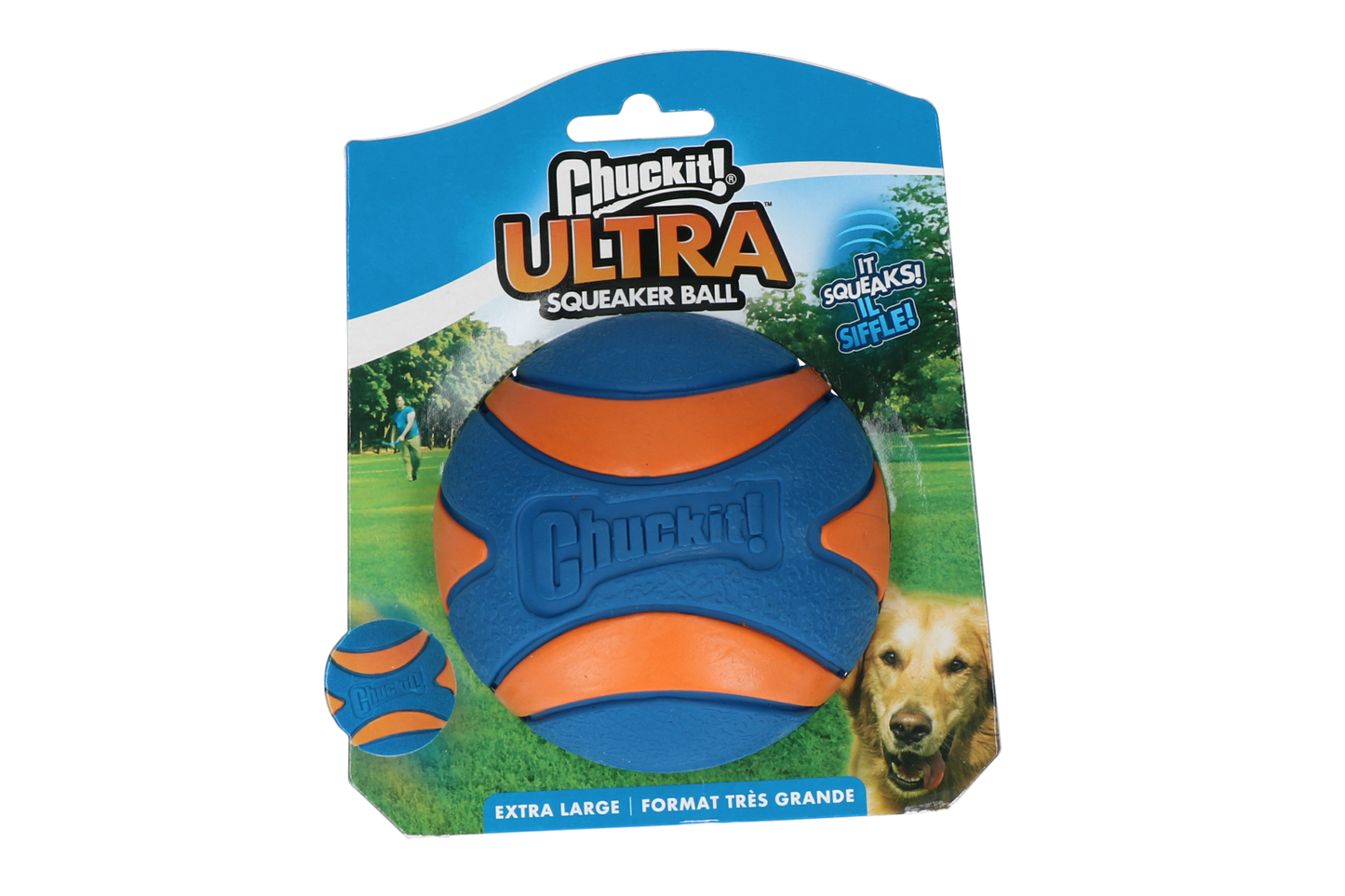 Chuckit Ultra Squeaker Ball XL – Langlebiges Gummi Mit Hoher Sprungkraft