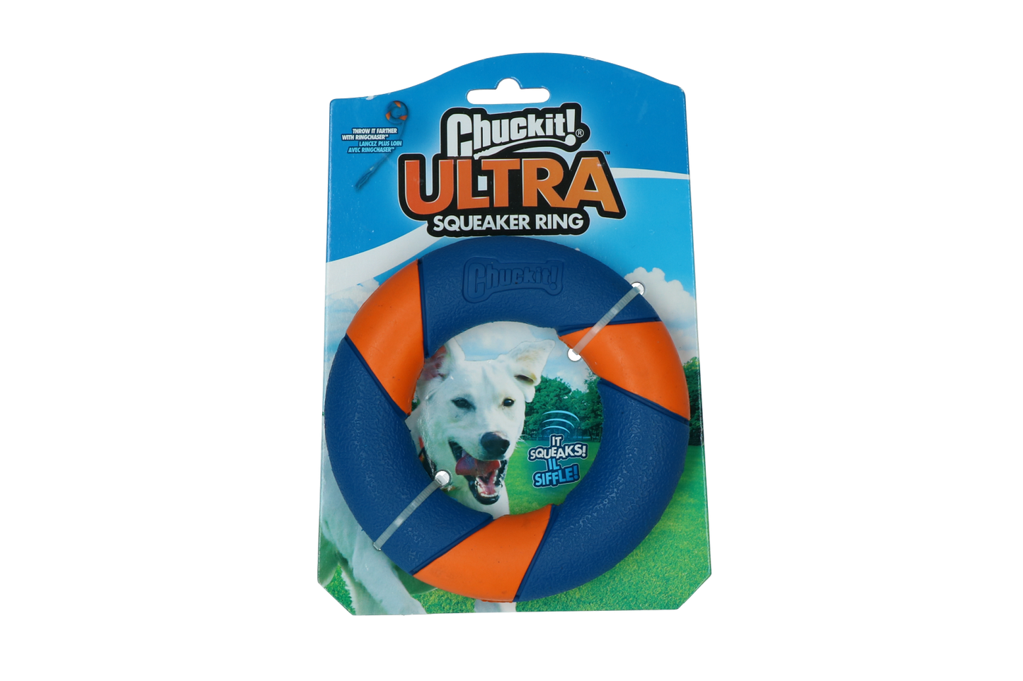 Chuckit! Ultra Squeaker Ring – Unregelmäßiges Springen Für Stimulation Der Jagdinstinkte