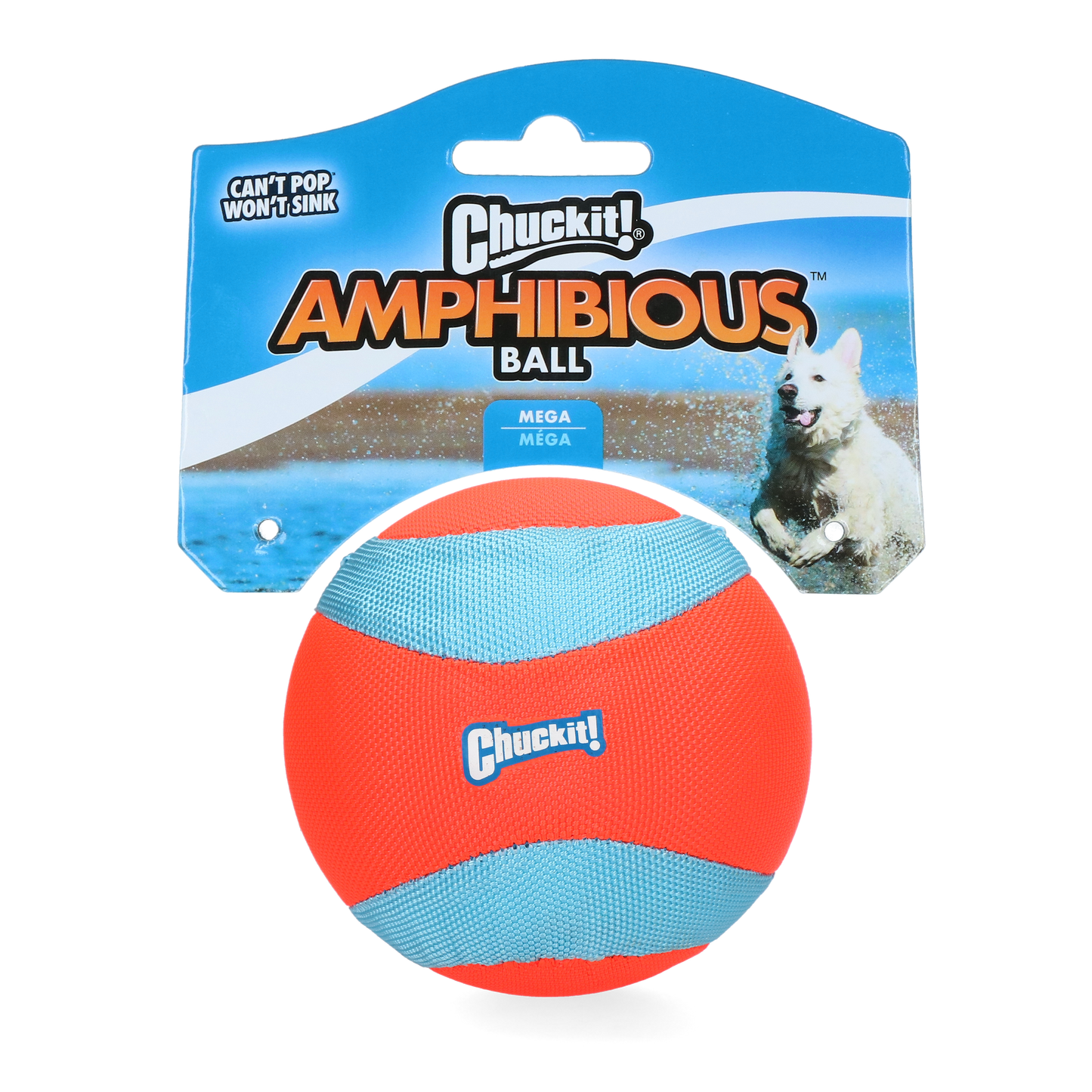 Chuckit! Amphibious Mega Ball – Wasserdichter Apportierball für Hunde