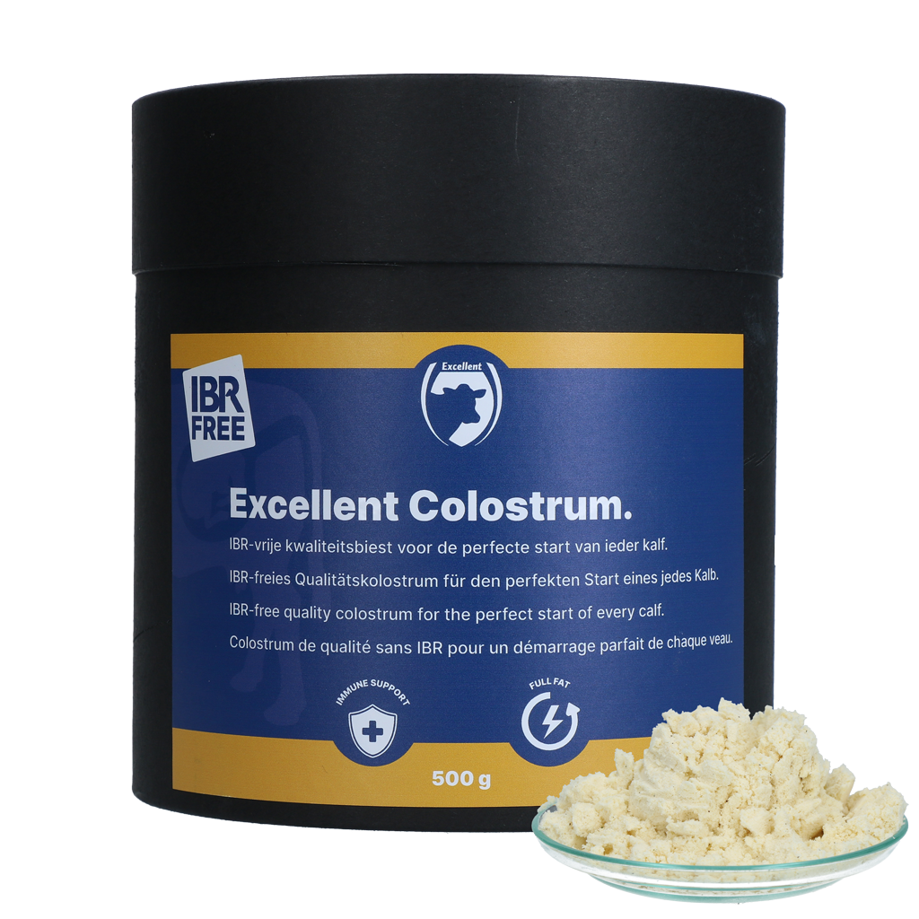 Excellent Colostrum IBR-frei für Kälber 500 g – Idealer Start für Neugeborene Kälber
