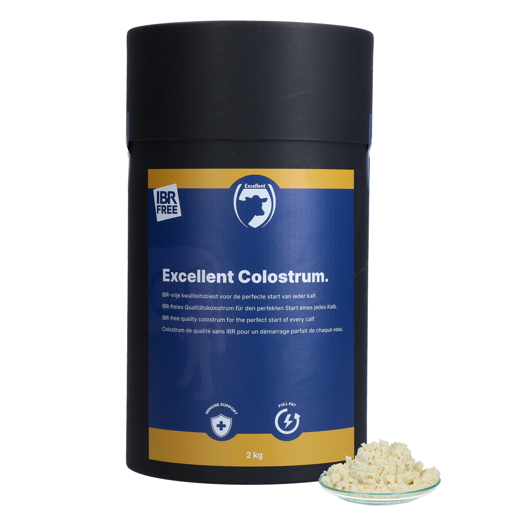 Excellent Colostrum IBR-frei für Kälber 2 kg – Optimaler Start für Neugeborene Kälber