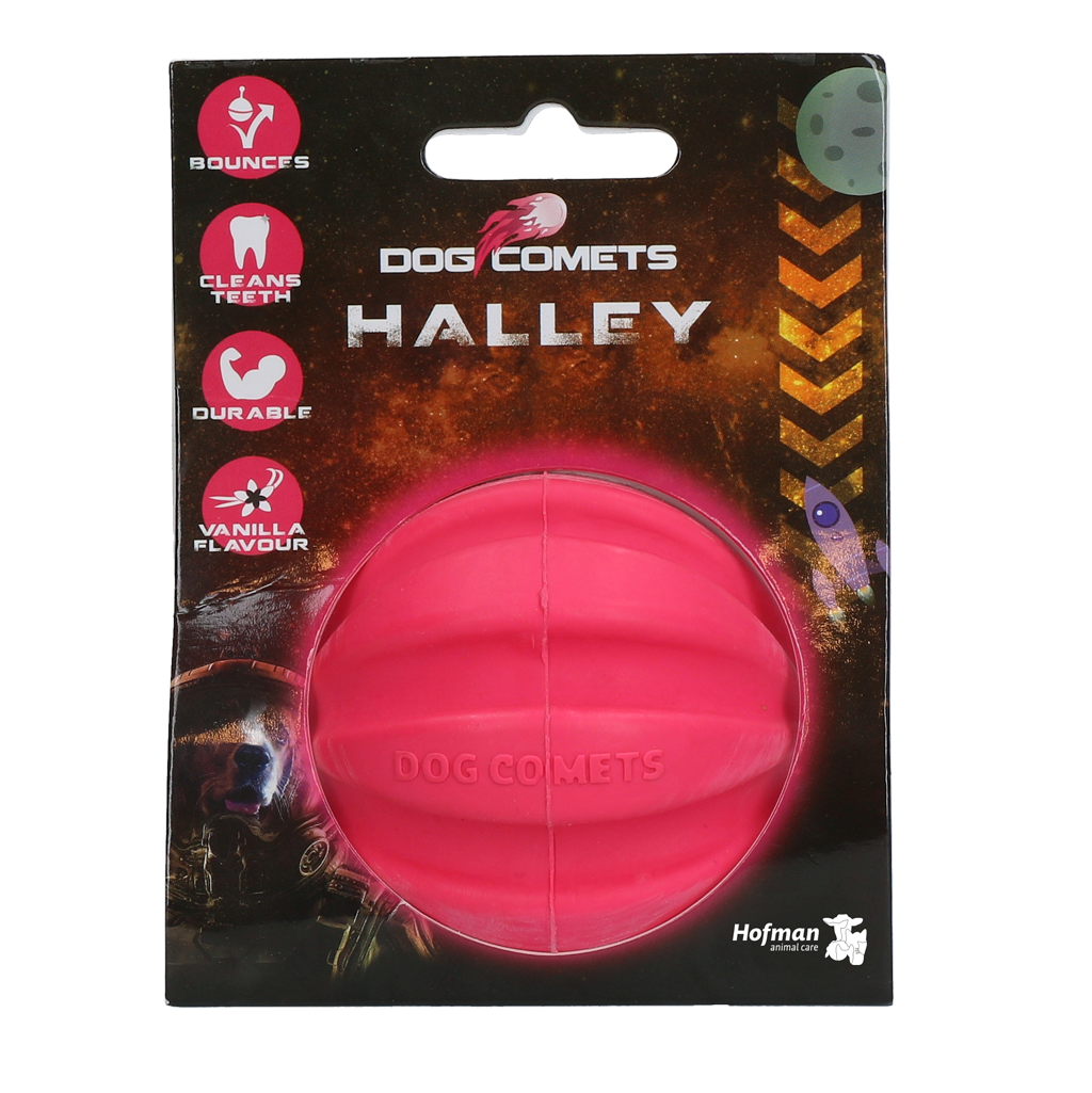 Dog Comets Halley Rosa – Atmungsaktives Gummispielzeug für Hunde