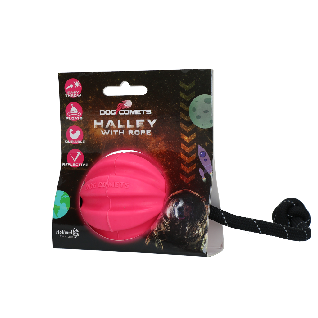 Dog Comets Halley Mit Seil Rosa – Maximaler Apportierspaß