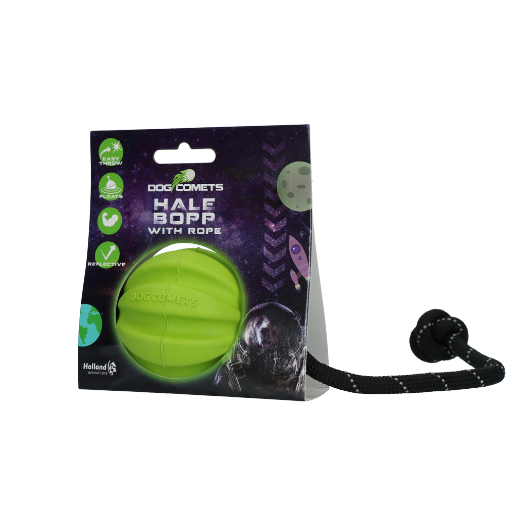 Dog Comets Hale Bopp Mit Seil Grün – Maximaler Apportierspaß