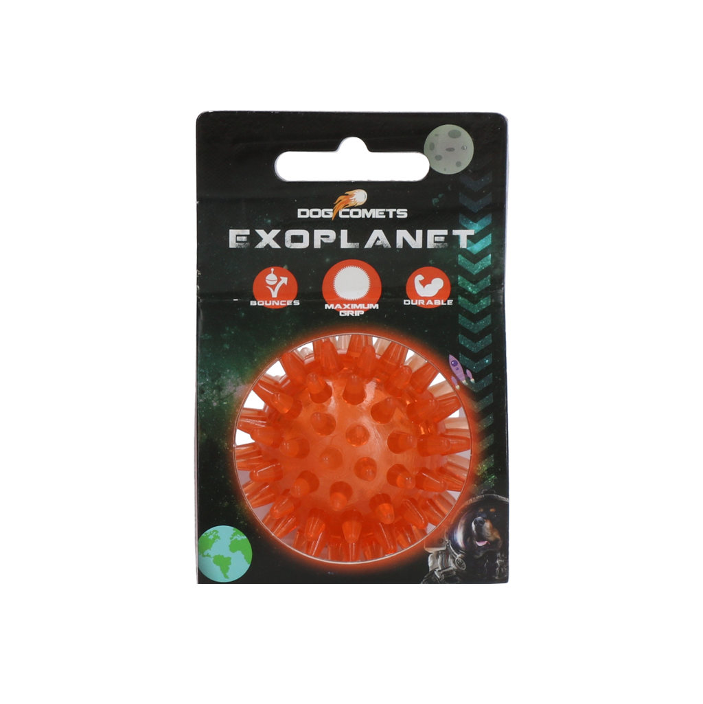 Dog Comets Exoplanet Igelball S Orange – Ideal Für Stundenlangen Spielspaß Und Zahnreinigung