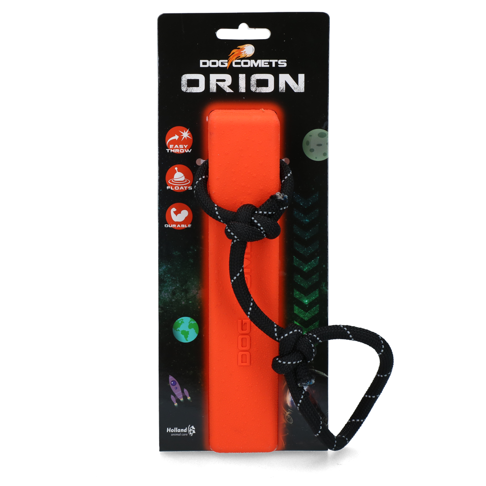 Dog Comets Orion Orange – Umweltfreundlicher Apportierdummy Mit Schwimmfähigkeit