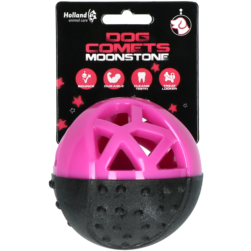 Dog Comets Moonstone Leckerball Rosa – Fördert Geistige und Körperliche Aktivität