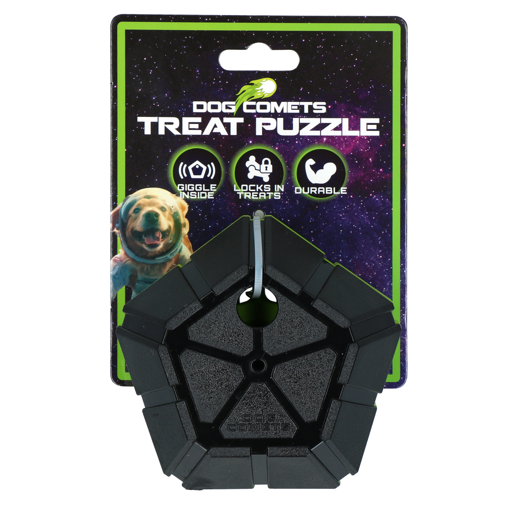 Dog Comets Treat Puzzle Grün – Interaktives Spielzeug Für Hunde