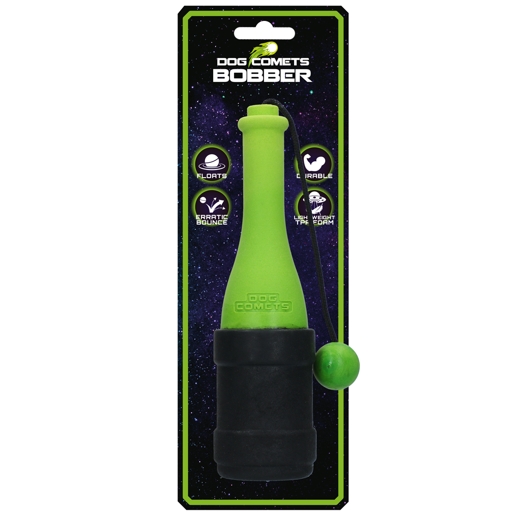 Dog Comets Bobber Grün – Schwimmendes Apportierspielzeug Aus Robustem TPR