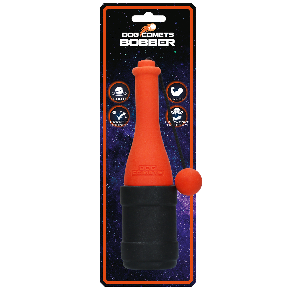 Dog Comets Bobber Orange – Überraschendes Apportierspielzeug für Wasser und Land
