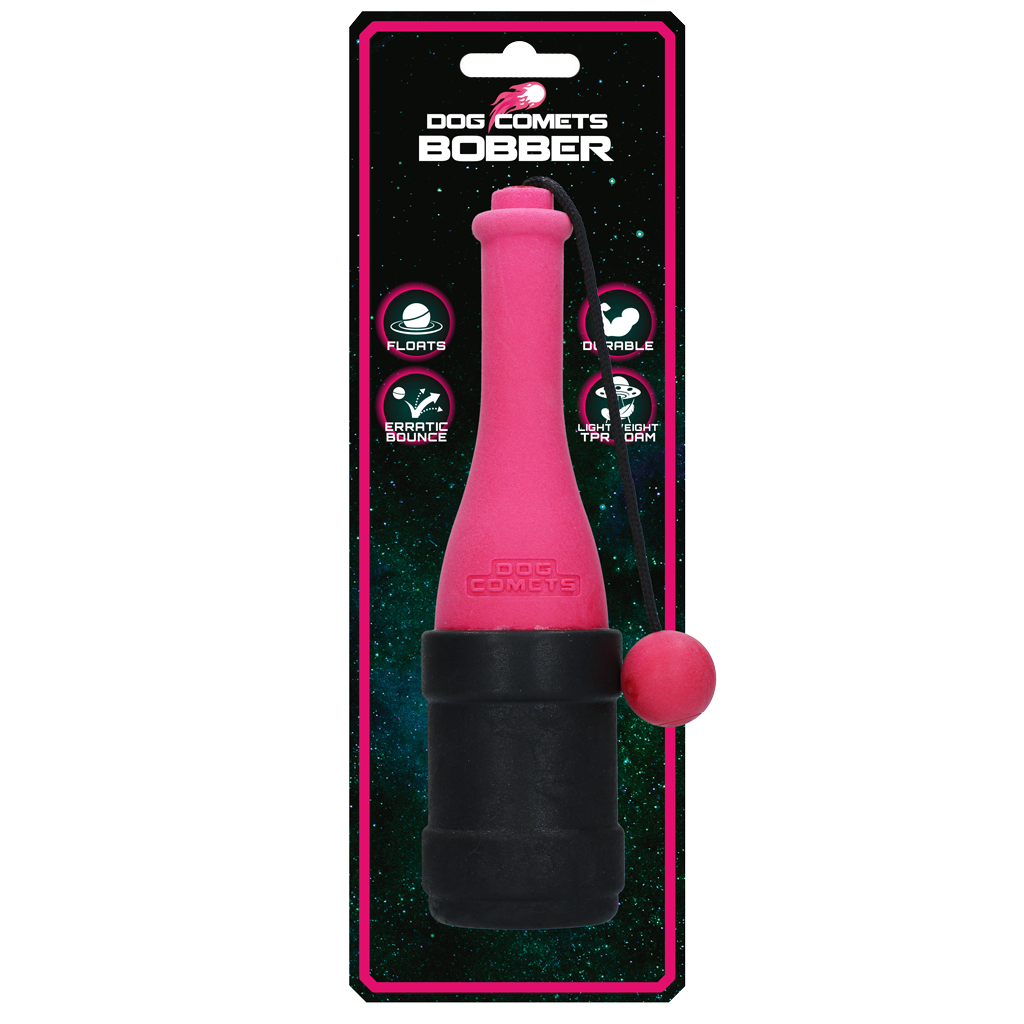 Dog Comets Bobber Rosa – Innovatives Wasserapportierspielzeug aus TPR