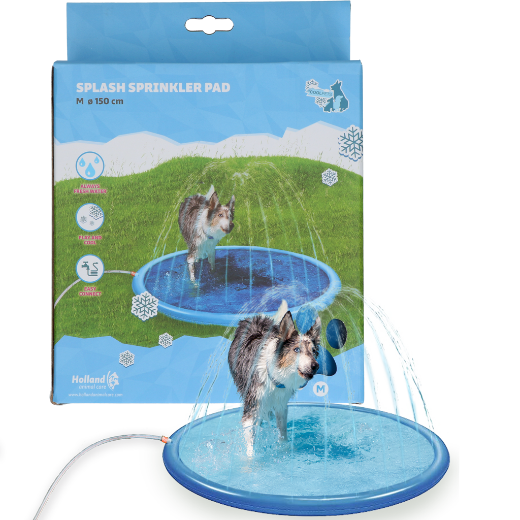 Coolpets Splash Sprinkler Pad M 150 cm – Optimale Abkühlung Für Hunde