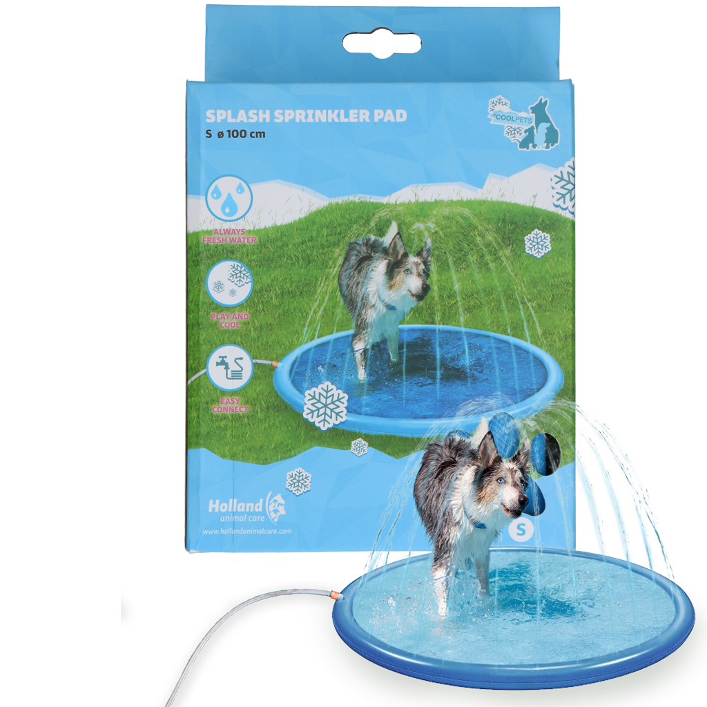 Coolpets Splash Sprinkler Pad S 100 cm – Optimaler Wasserspaß Für Hunde
