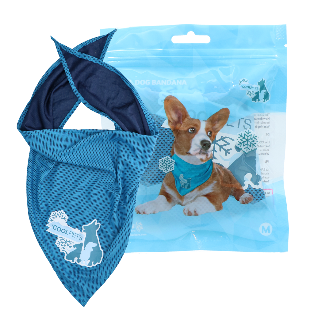 CoolPets Kühlendes Halstuch M – Sofortige Kühlung Für Hunde