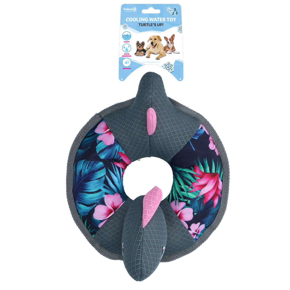 CoolPets Ring O' Sharky Flower – Kühles Wasserspielzeug Für Hunde