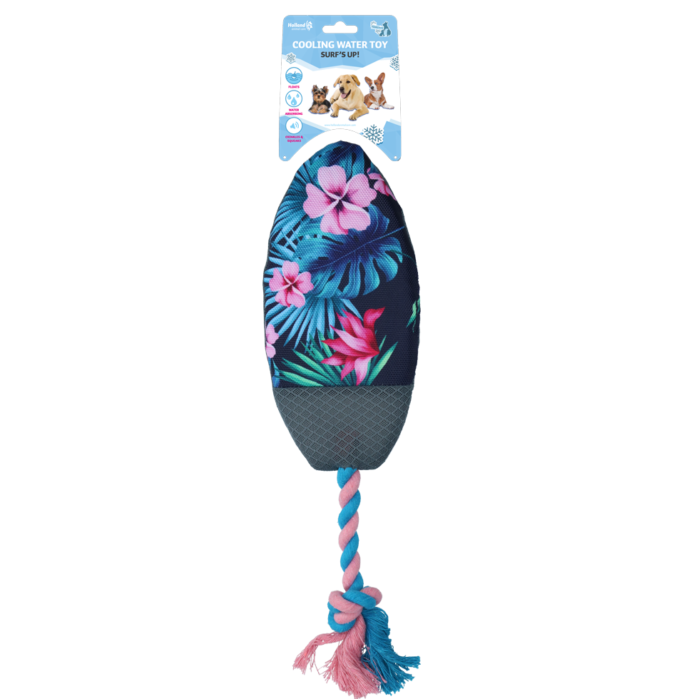 CoolPets Surf's Up Flower – Schwimmendes Surfbrett Für Hunde